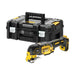 Outil multifonctions DEWALT 18V avec 35 accessoires + coffret TSTAK DCS356NT-XJ (sans batterie) - Déstockage - BAKZOKA