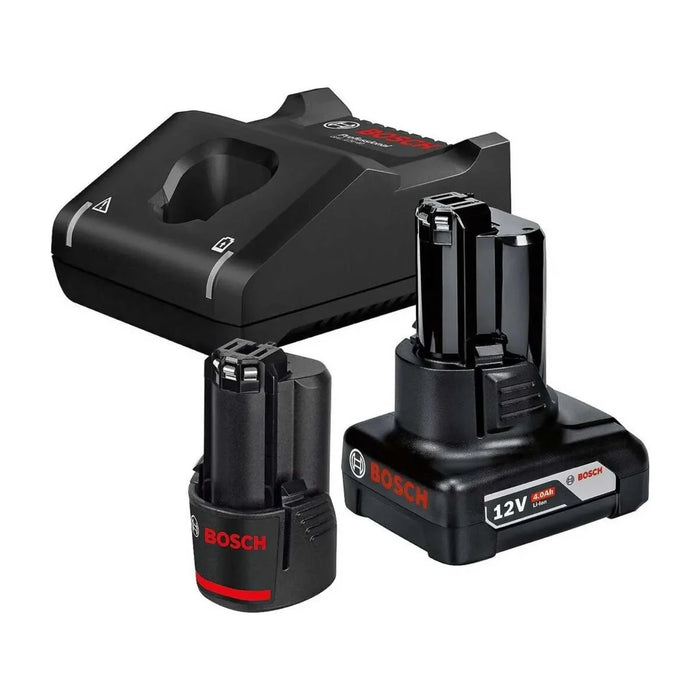 Pack 2 batteries + 1 chargeur BOSCH PRO GBA + GAL 12V-40 - 1600A01NC9 - Déstockage - BAKZOKA