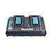 Pack 2 batteries + 1 chargeur double MAKITA 18V Li-Ion 5Ah + coffret MAKPAC 197629-2 - Déstockage - BAKZOKA