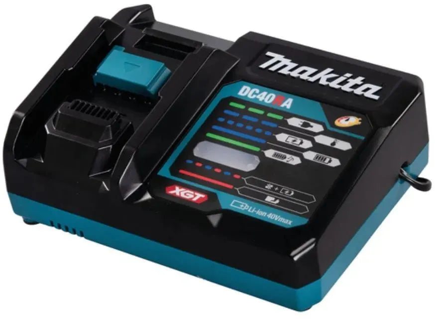Pack 2 batteries + 1 chargeur MAKITA 191J97-1 XGT DC40RA / 2XBL4040 + coffret MAKPAC - Déstockage - BAKZOKA