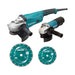 Pack 2 meuleuses MAKITA GA9020 + 9558HNRG avec lames Ø125mm et Ø230mm DK0053GX2-P - Déstockage - BAKZOKA