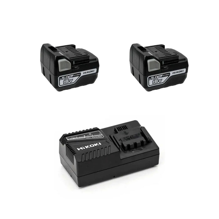 Pack 2 outils HIKOKI KC18GDHZ Perforateur / Meuleuse + coffret HIT-SYSTEM CASE - Déstockage - BAKZOKA