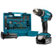 Perceuse à percussion MAKITA DHP453TX12 LXT avec 101 accessoires + coffret - Déstockage - BAKZOKA