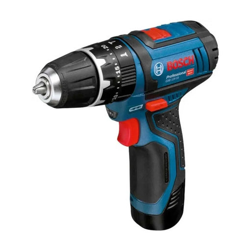 Perceuse visseuse à percussion BOSCH PRO GSB 12V-15 + coffret L-BOXX - 06019B690E - Déstockage - BAKZOKA
