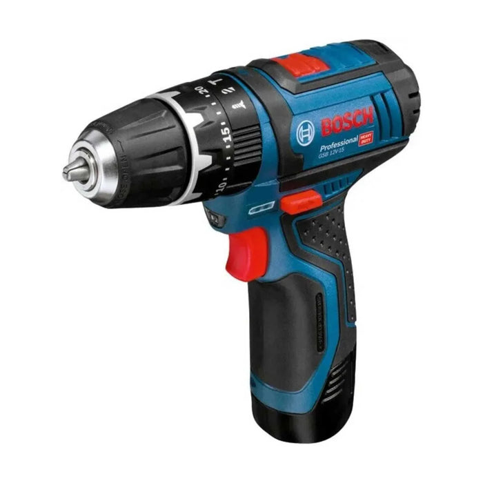 Perceuse visseuse à percussion BOSCH PRO GSB 12V-15 + coffret L-BOXX - 06019B690E - Déstockage - BAKZOKA
