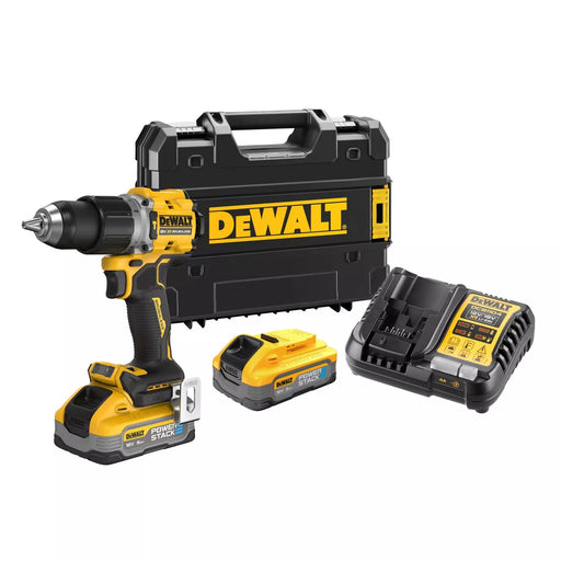 Perceuse visseuse à percussion DEWALT 18V Li-Ion (2x 5Ah) PowerStack XR + coffret TSTAK DCD805H2T-QW - Déstockage - BAKZOKA