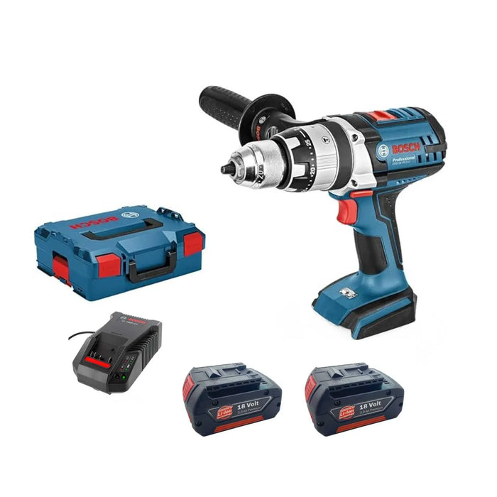 Perceuse visseuse BOSCH PRO GSR 18 VE-2-LI + coffret L-BOXX - 0615990DT6 - Déstockage - BAKZOKA