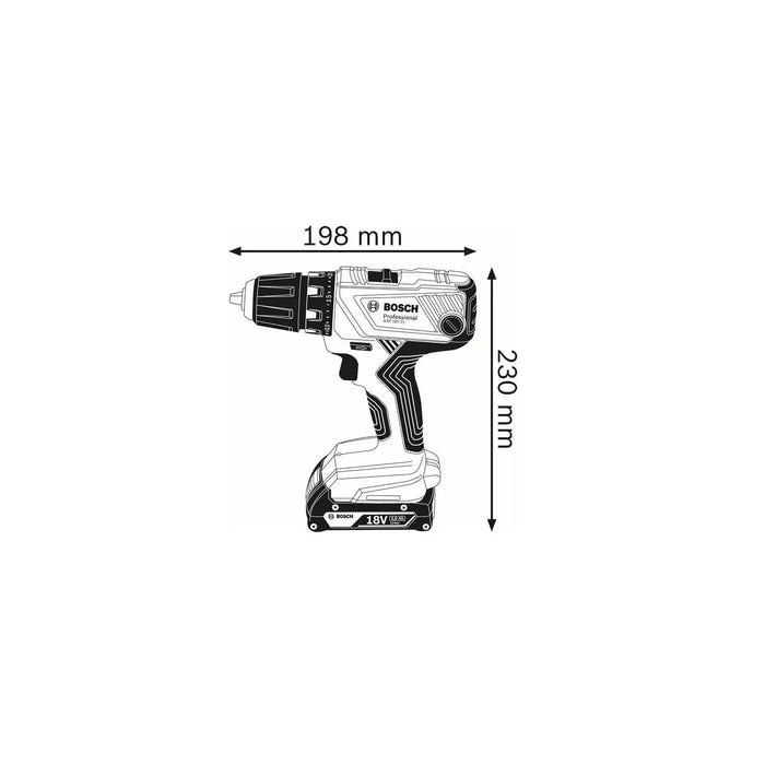 Perceuse visseuse BOSCH PRO GSR 18V-21 + 82 accessoires + coffret - 06019H100C - Reconditionné - BAKZOKA