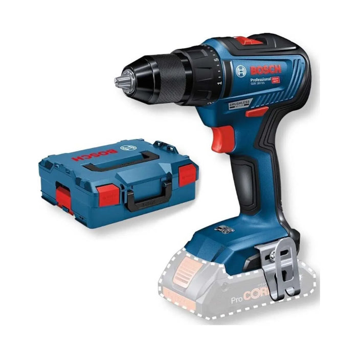 Perceuse visseuse BOSCH PRO GSR 18 V-55 + coffret L-BOXX - 06019H5203 - Déstockage - BAKZOKA