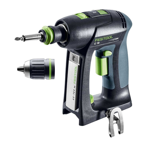 Perceuse visseuse FESTOOL 18V + coffret SYSTAINER C 18-Basic (sans batterie) - Déstockage - BAKZOKA