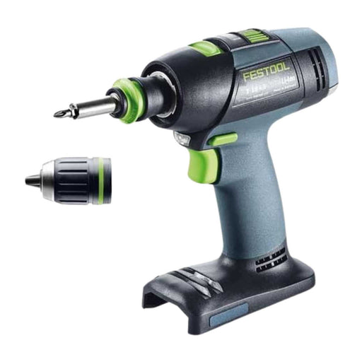 Perceuse visseuse FESTOOL 18V + coffret SYSTAINER T 18+3 Li-Basic (sans batterie) - Déstockage - BAKZOKA
