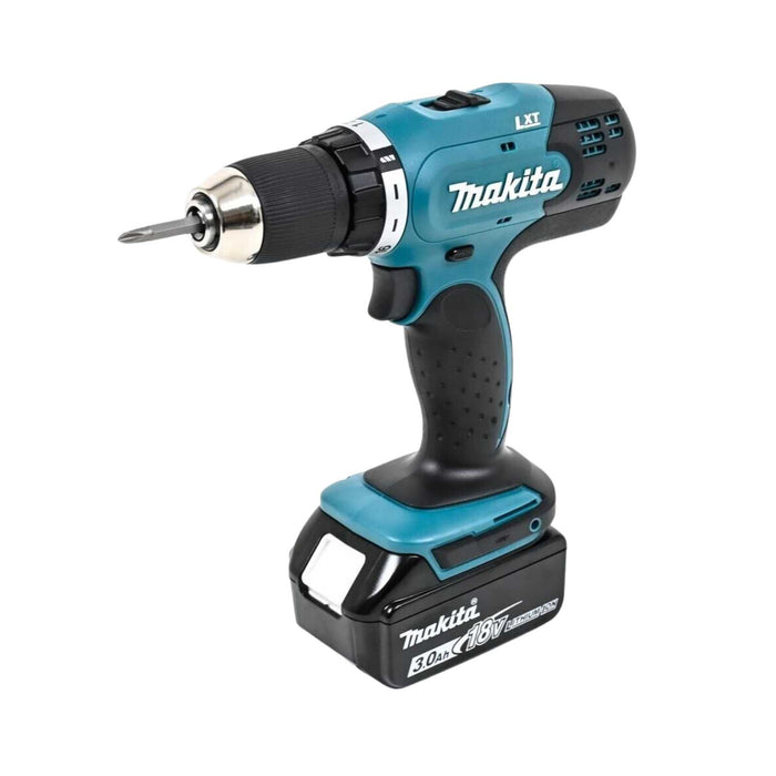 Perceuse visseuse MAKITA 18V Li-Ion (2x 3Ah) + coffret DDF453SFX1 - Déstockage - BAKZOKA