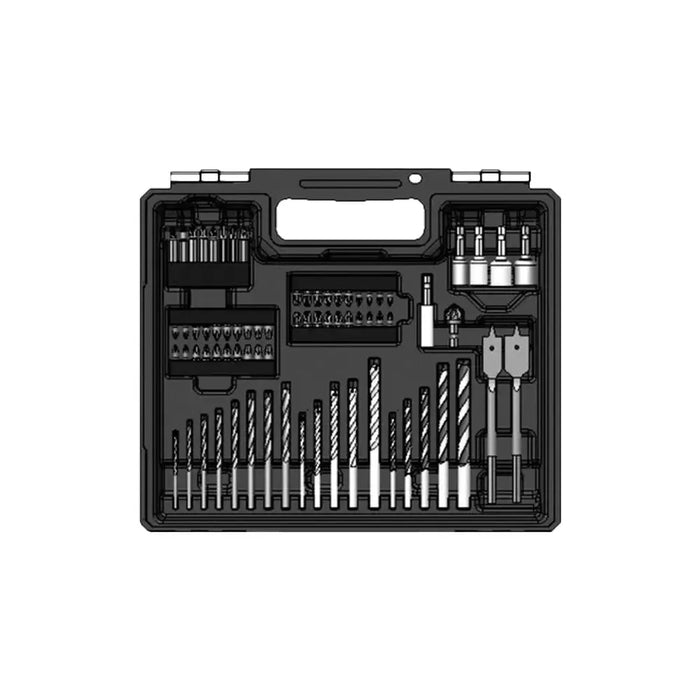 Perceuse visseuse MAKITA DDF482FX1B Edition Black LXT + 96 accessoires + mallette - Reconditionné - BAKZOKA