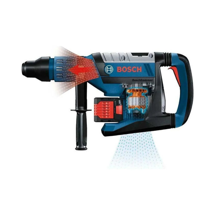 Perforateur BOSCH PRO 18V Li-Ion (2x 12Ah) BITURBO SDS-Max ProCore 12.5J + mallette GBH 18V-45 C - Déstockage - BAKZOKA