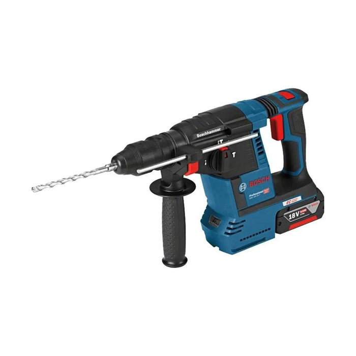 Perforateur BOSCH PRO 18V Li-Ion (2x 5Ah) SDS-Plus 2.6J + coffret L-BOXX GBH 18V-26 F - Reconditionné - BAKZOKA