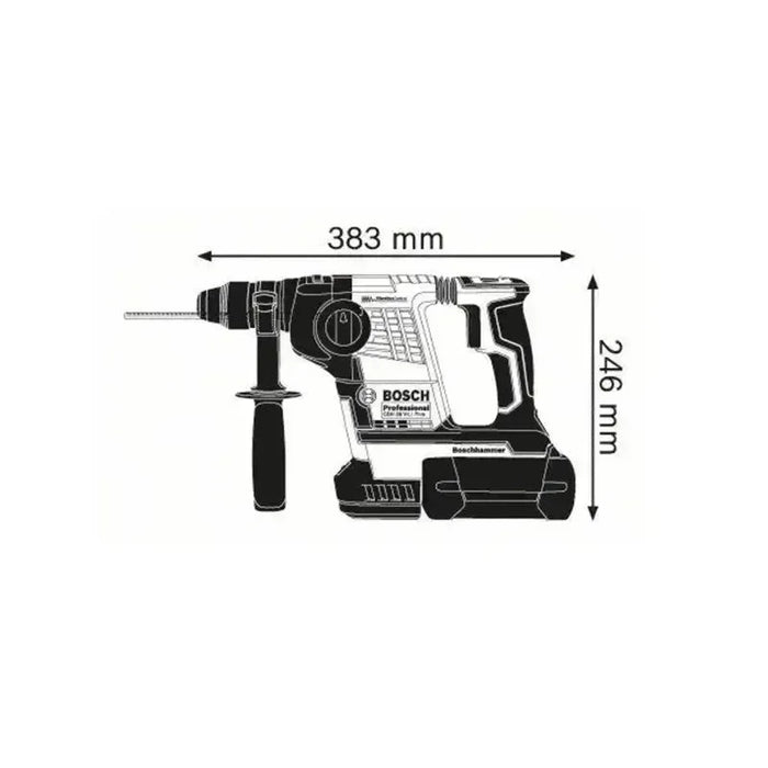 Perforateur BOSCH PRO GBH 36 V-LI Plus + coffret - Reconditionné - BAKZOKA