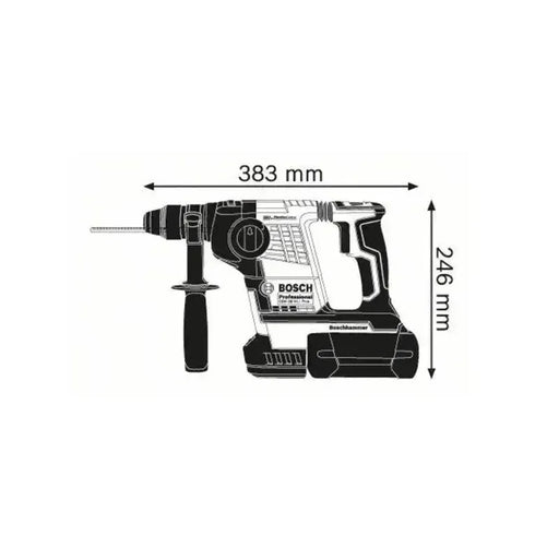 Perforateur BOSCH PRO GBH 36 V-LI Plus + coffret - Reconditionné - Drakare