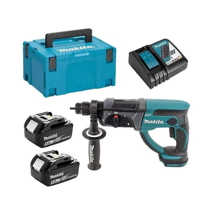 Perforateur burineur MAKITA DHR202RTJ SDS-Plus LXT + coffret MAKPAC - Déstockage - BAKZOKA