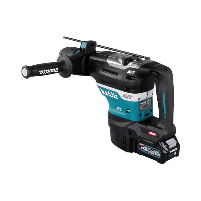 Perforateur burineur MAKITA 40V Li-Ion (2x 4Ah) SDS-Max XGT 8J + mallette HR005GM202 - Déstockage - BAKZOKA