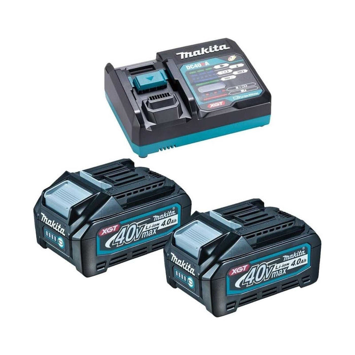 Perforateur burineur MAKITA 40V Li-Ion (2x 4Ah) SDS-Max XGT 8J + mallette HR005GM202 - Déstockage - BAKZOKA