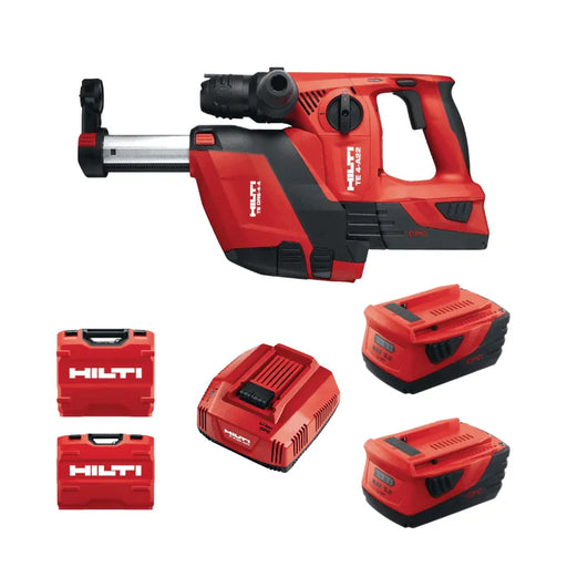 Perforateur HILTI TE 4-A22 + TE DRS-4-A + B22 5.2 + C4/36-350 + mallette - Reconditionné - Drakare