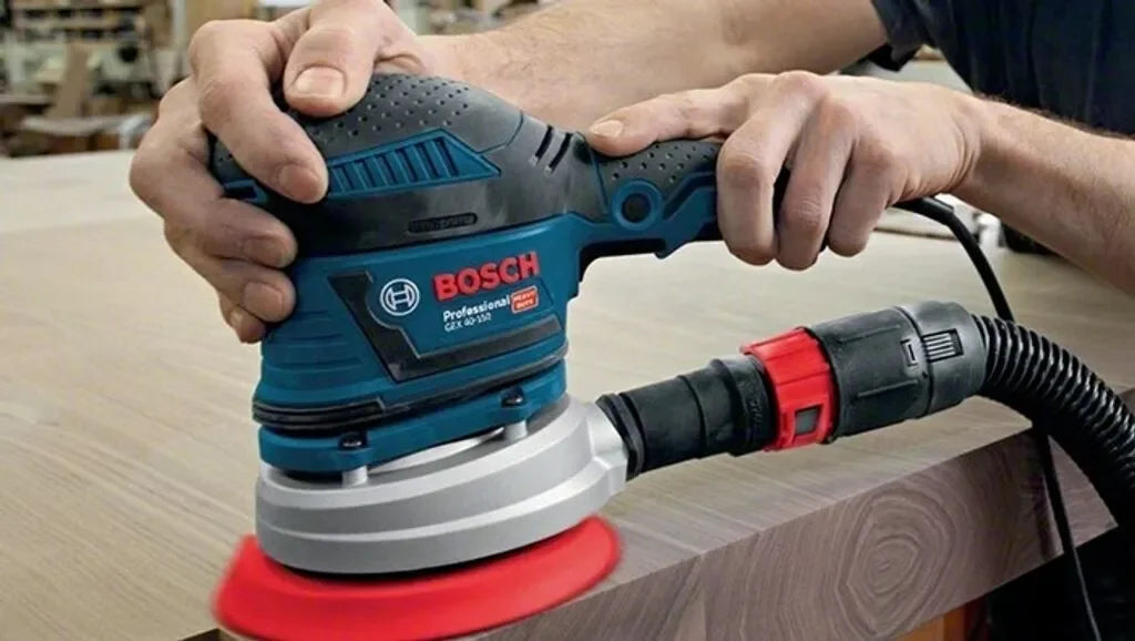 Ponceuse excentrique BOSCH PRO GEX 40-150 Ø150mm + coffret L-BOXX - 060137B201 - Déstockage - BAKZOKA