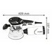 Ponceuse excentrique BOSCH PRO GEX 40-150 Ø150mm - 060137B202 - Reconditionné - BAKZOKA