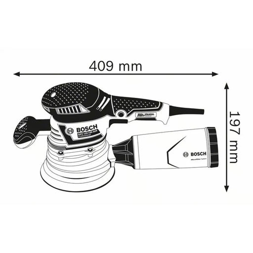 Ponceuse excentrique BOSCH PRO GEX 40-150 Ø150mm - 060137B202 - Reconditionné - BAKZOKA