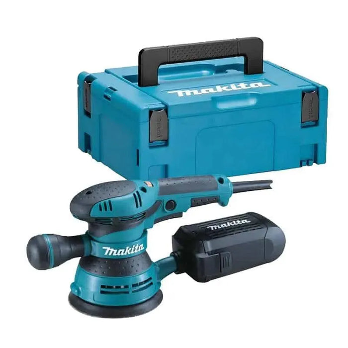 Ponceuse excentrique MAKITA BO5041J Ø125mm + coffret MAKPAC - Reconditionné - BAKZOKA