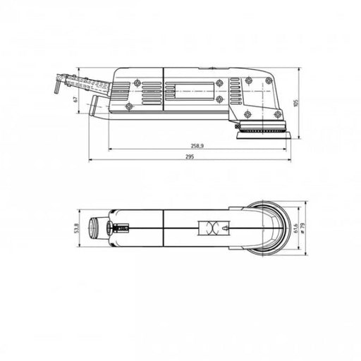 Ponceuse excentrique METABO SXE 400 Ø80mm - 600405000 - Déstockage - BAKZOKA