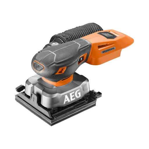 Ponceuse vibrante AEG 18V SUBCOMPACT 1/4 feuille 110x105mm BFS18SBL-14-0 (sans batterie) - Déstockage - BAKZOKA