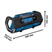Radio de chantier BOSCH PRO GPB 18V-2 SC secteur & batterie FM/AM - DAB+ - Bluetooth - 06014A3100 - Déstockage - BAKZOKA