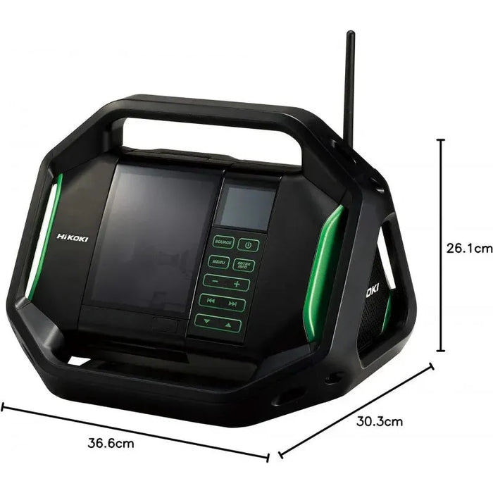 Radio de chantier HIKOKI UR18DSALW4Z - Déstockage - BAKZOKA