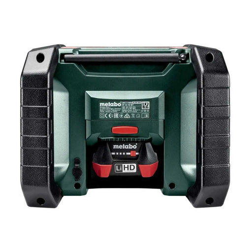 Radio de chantier METABO R 12-18 BT secteur & batterie - Bluetooth - AM/FM - 600777850 - Déstockage - BAKZOKA