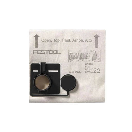 Sac filtre pour aspirateur FESTOOL FIS-CT SP VLIES/5 (5 pièces) - 456871 - Déstockage - BAKZOKA