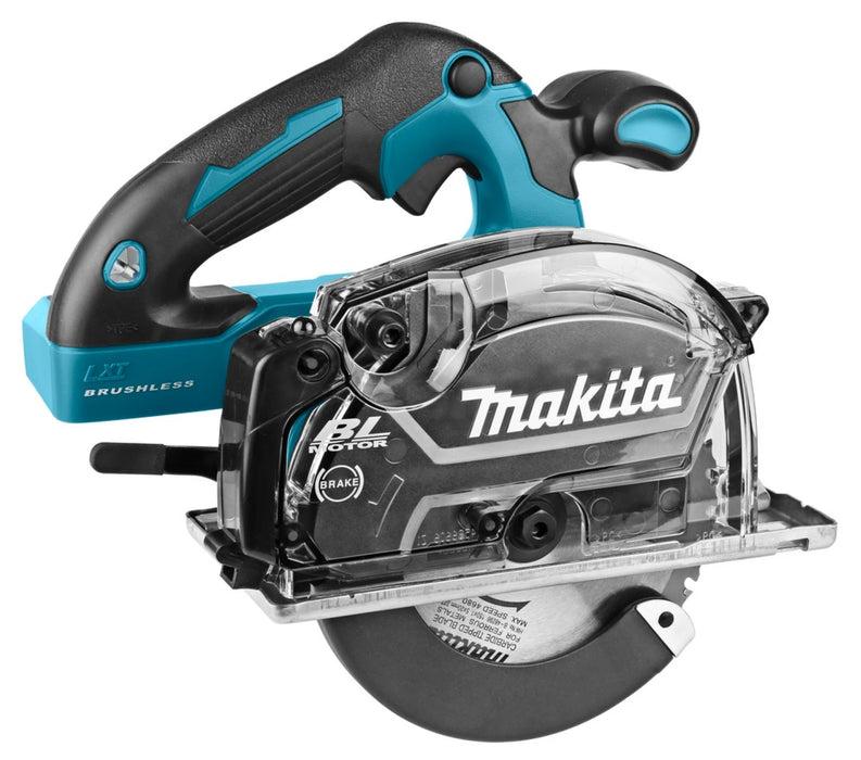 Scie circulaire à métaux MAKITA 18V LXT Ø150mm + coffret MAKPAC DCS553ZJ (sans batterie) - Déstockage - BAKZOKA