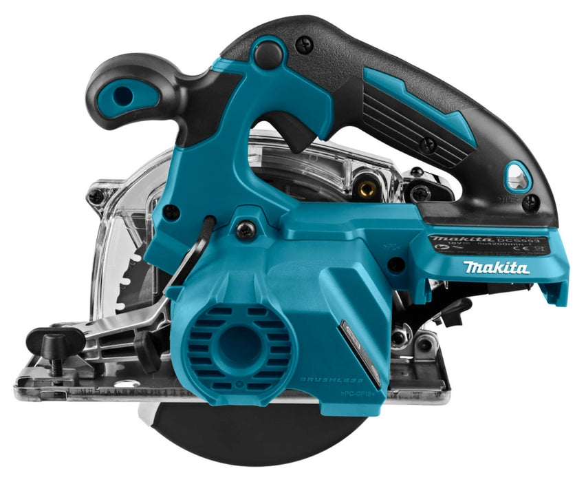 Scie circulaire à métaux MAKITA 18V LXT Ø150mm + coffret MAKPAC DCS553ZJ (sans batterie) - Déstockage - BAKZOKA