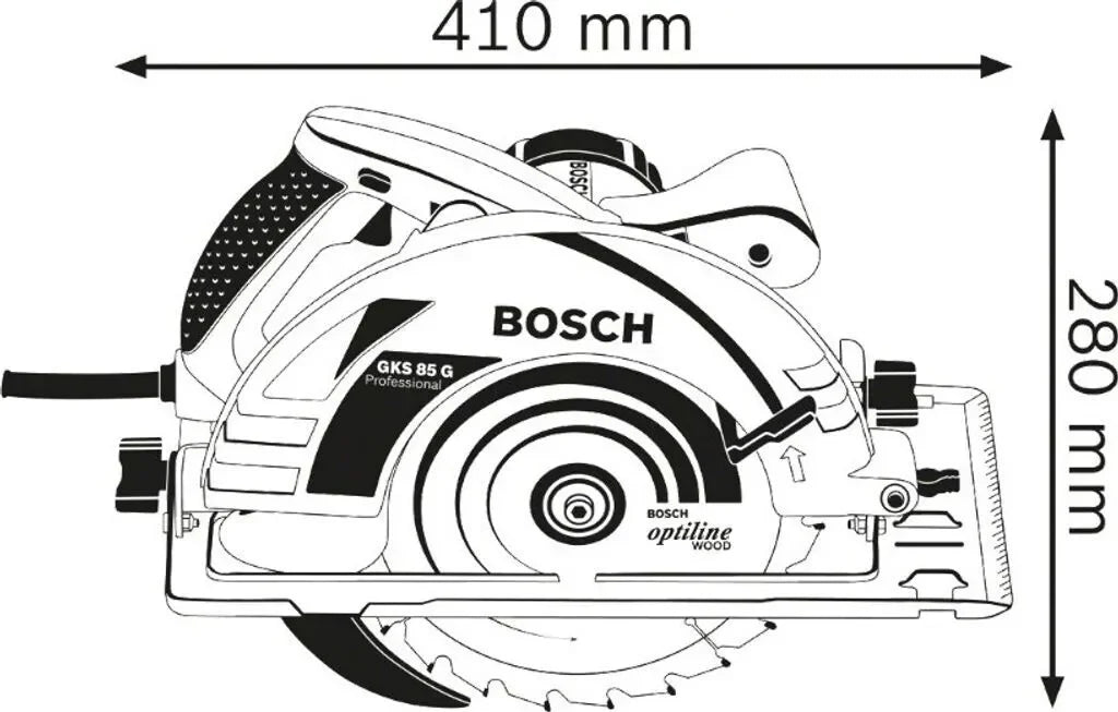 Scie circulaire BOSCH PRO GKS 85 G Ø235m + coffret L-BOXX - 060157A901 - Déstockage - BAKZOKA
