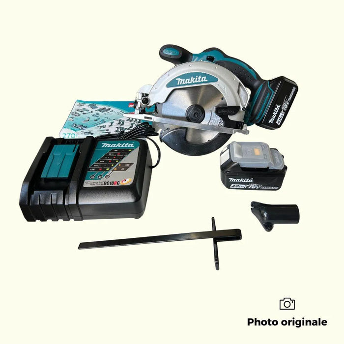 Scie circulaire MAKITA DSS610RMJ LXT Ø165mm + coffret MAKPAC - Reconditionné - BAKZOKA