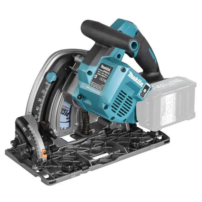 Scie circulaire plongeante MAKITA SP001GZ03 XGT Bluetooth Ø165mm + coffret MAKPAC - Reconditionné - BAKZOKA