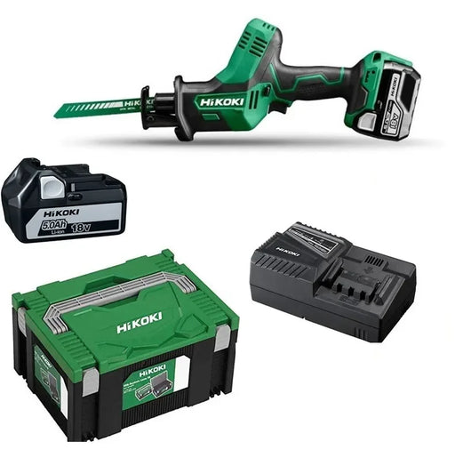 Scie sabre compacte HIKOKI CR18DAWPZ + coffret HIT-SYSTEM CASE - Déstockage - BAKZOKA