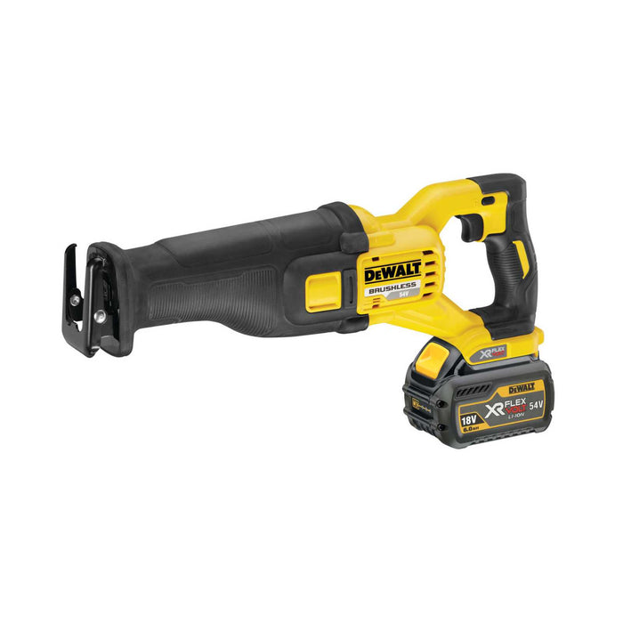 Scie sabre DEWALT 54V Li-Ion (2x 2Ah) XR + coffret TSTAK DCS388T2 - Déstockage - BAKZOKA