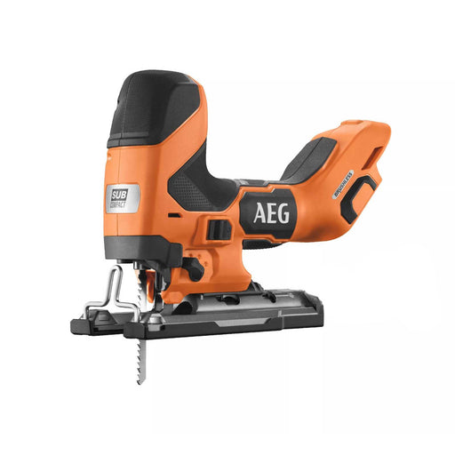 Scie sauteuse AEG 18V SUBCOMPACT Brushless Poignée pommeau 135mm BST18BSBL-0 (sans batterie) - Reconditionné - BAKZOKA