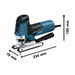 Scie sauteuse BOSCH PRO GST 150 CE + coffret L-BOXX - 0601512003 - Déstockage - BAKZOKA