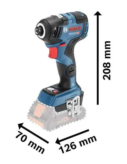 Visseuse à chocs BOSCH PRO GDR 18V-200 C + coffret L-BOXX - 06019G4102 - Déstockage - BAKZOKA