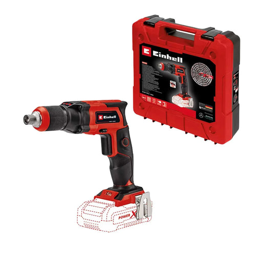 Visseuse plaquiste EINHELL 18V + mallette TE-DY 18 Li (sans batterie) - Déstockage - BAKZOKA